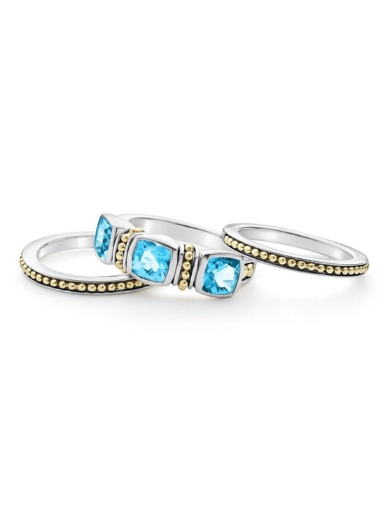 LAGOS Jewelry - LAGOS RITTENHOUSE Swiss Blue Topaz Stacking Rings